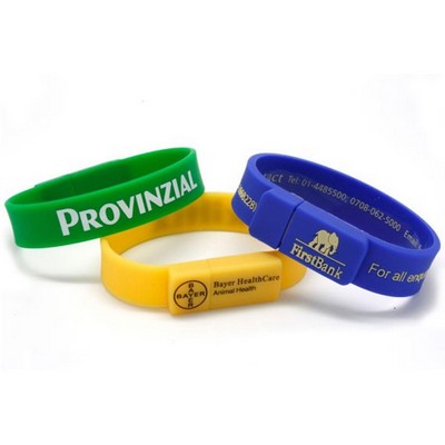 Wristband USB Flash Drives w/ Custom Logo USB Drive -32GB