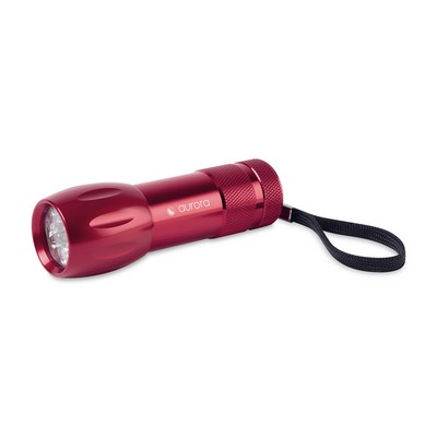 Mini LED Aluminum Flashlight - Red