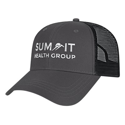 X-Tra Value Six Panel Polyester Trucker Cap